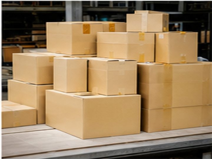 Cartons prepared for product export from Japan